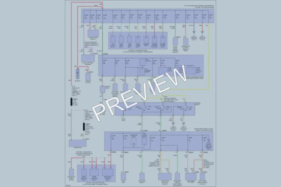 2005 Ford Ranger Power Distribution wiring diagram preview