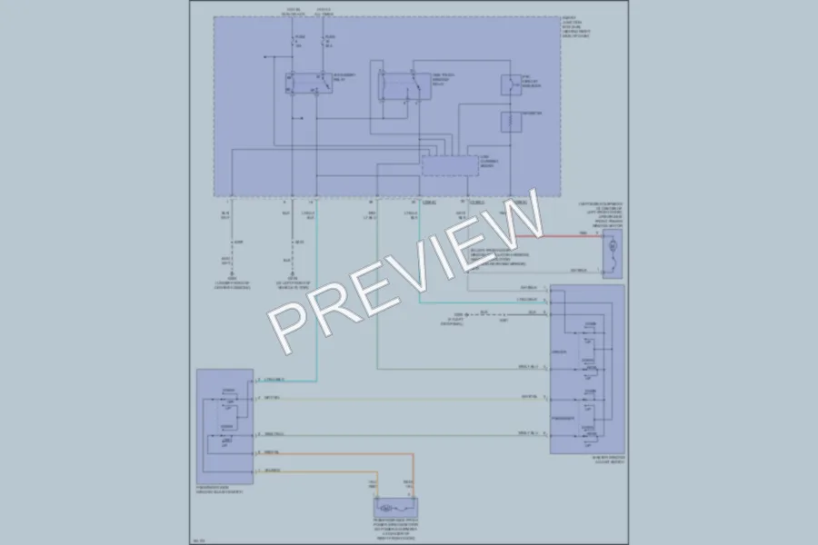 2005 Ford Ranger Power Windows wiring diagram preview