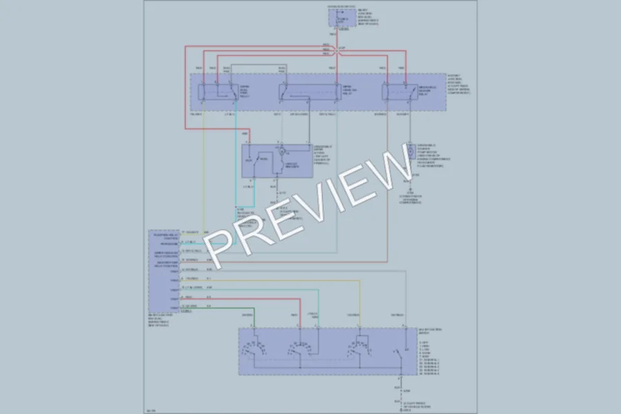 2005 Ford Ranger Wiper Washer wiring diagram preview