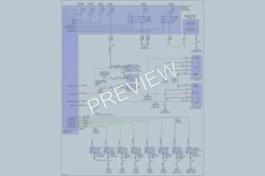 2005 Ford Taurus Anti Theft wiring diagram preview