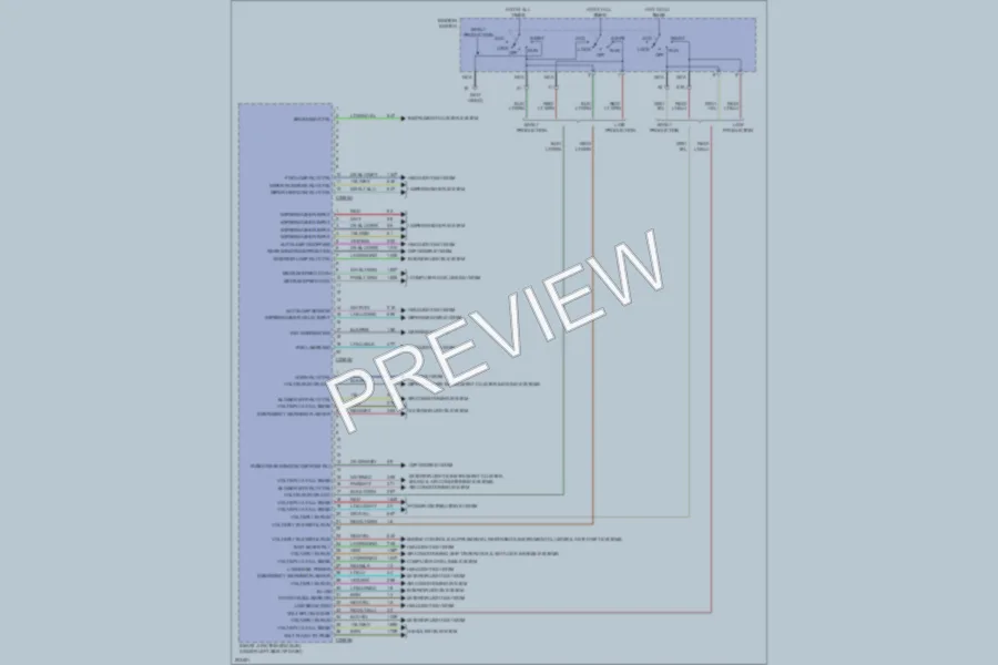 2005 Ford Taurus Body Control Modules wiring diagram preview