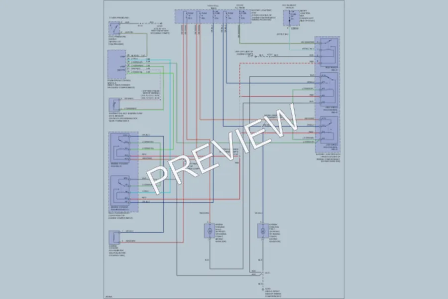 2005 Ford Taurus Cooling Fan wiring diagram preview
