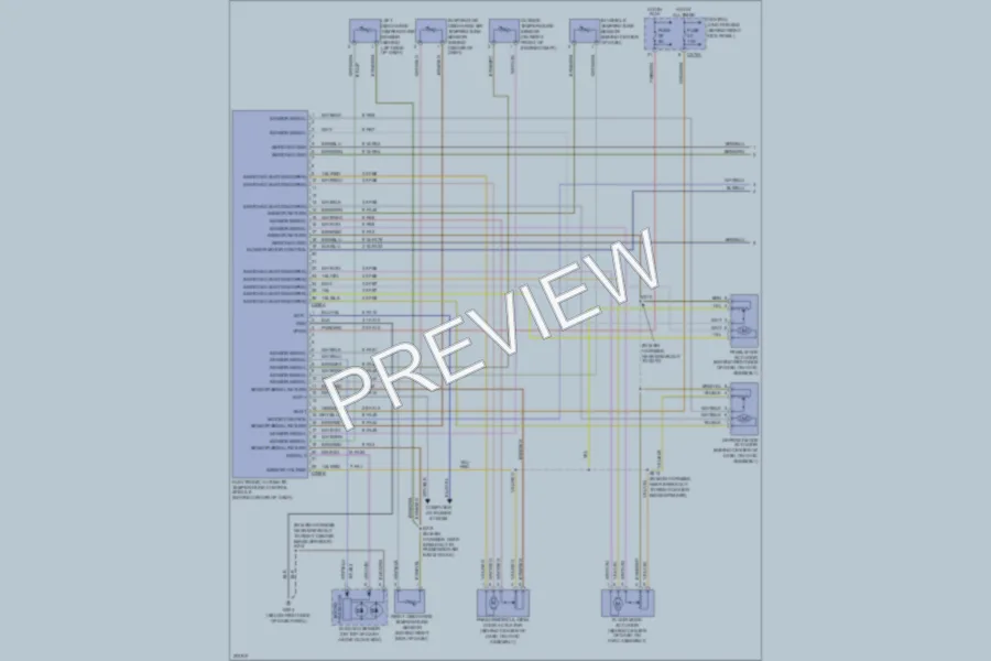 2005 Ford Thunderbird Air Conditioning wiring diagram preview