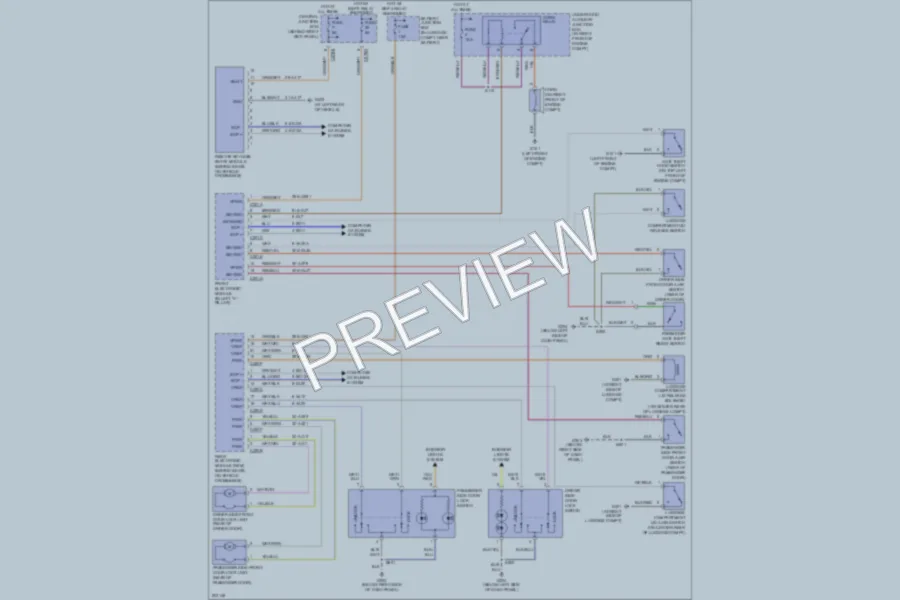2005 Ford Thunderbird Anti Theft wiring diagram preview