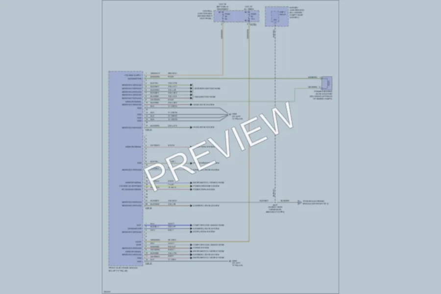 2005 Ford Thunderbird Body Control Modules wiring diagram preview