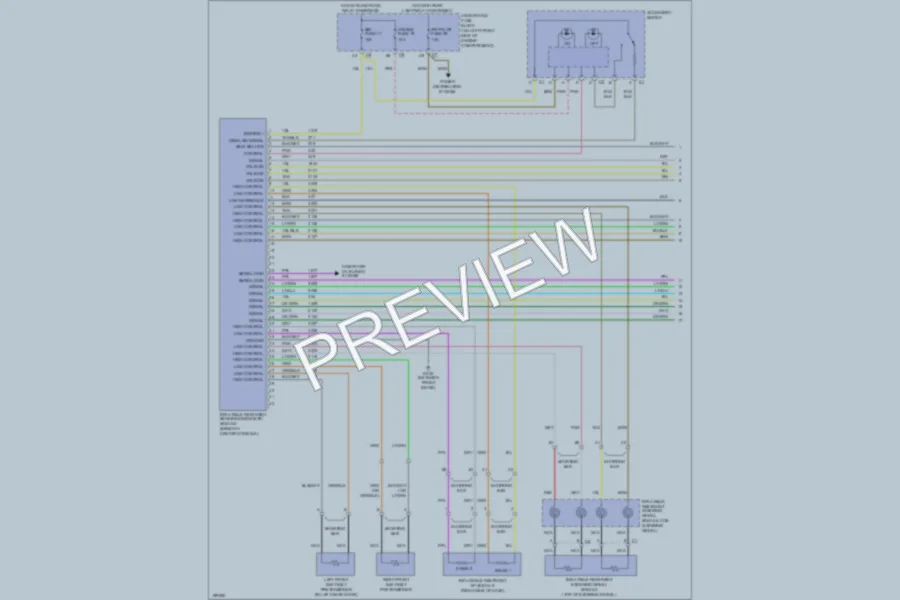 2005 GMC Canyon Supplemental Restraints wiring diagram preview
