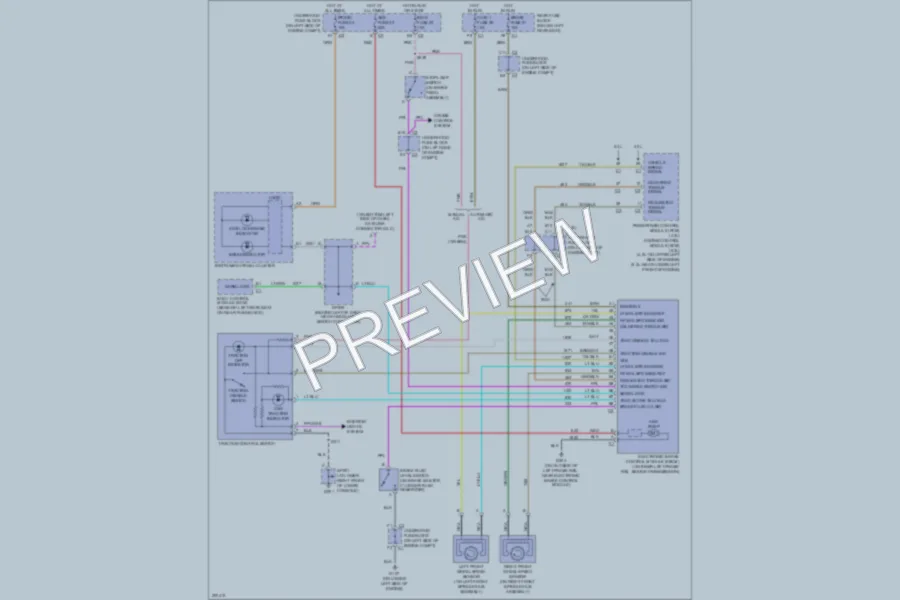 2005 GMC Envoy Anti Lock Brakes wiring diagram preview