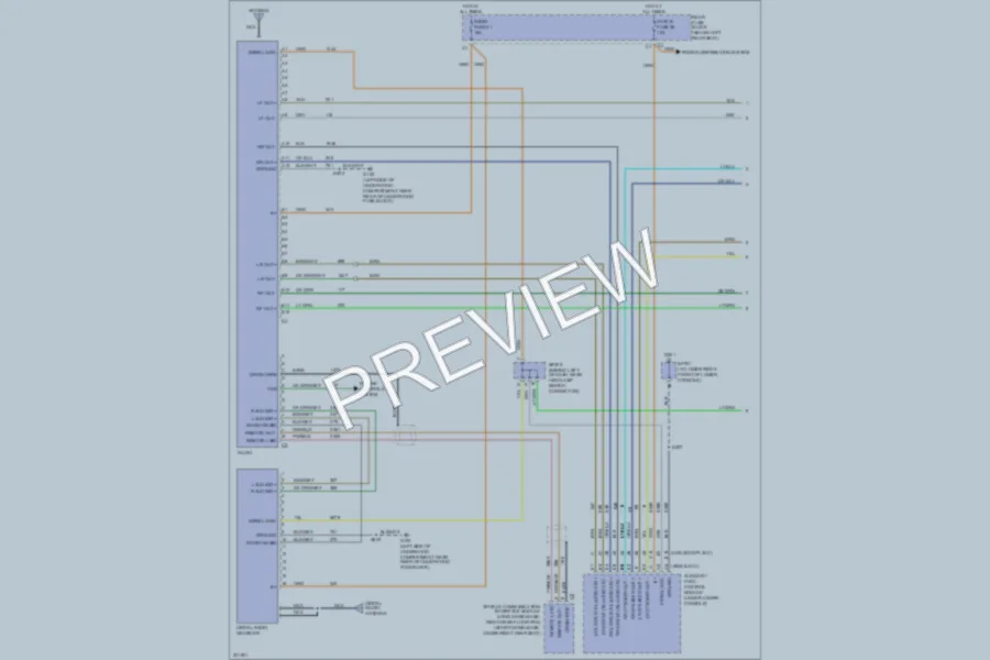 2005 GMC Envoy Radio wiring diagram preview