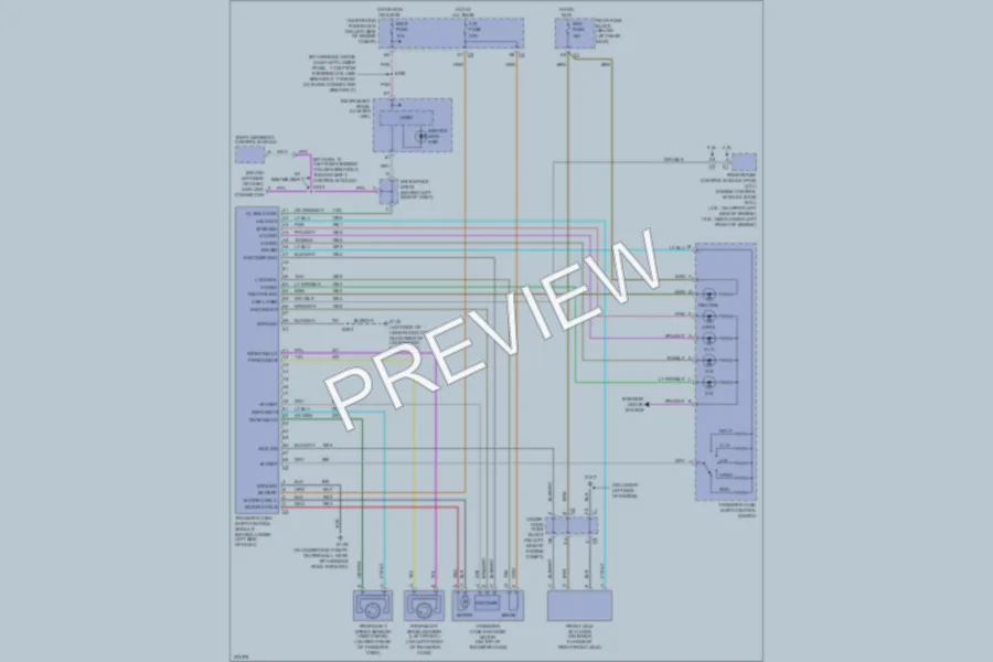 2005 GMC EnvoyXL Transmission wiring diagram preview
