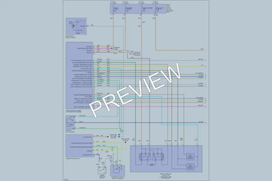 2005 GMC EnvoyXUV Trunk Tailgate Fuel Door wiring diagram preview
