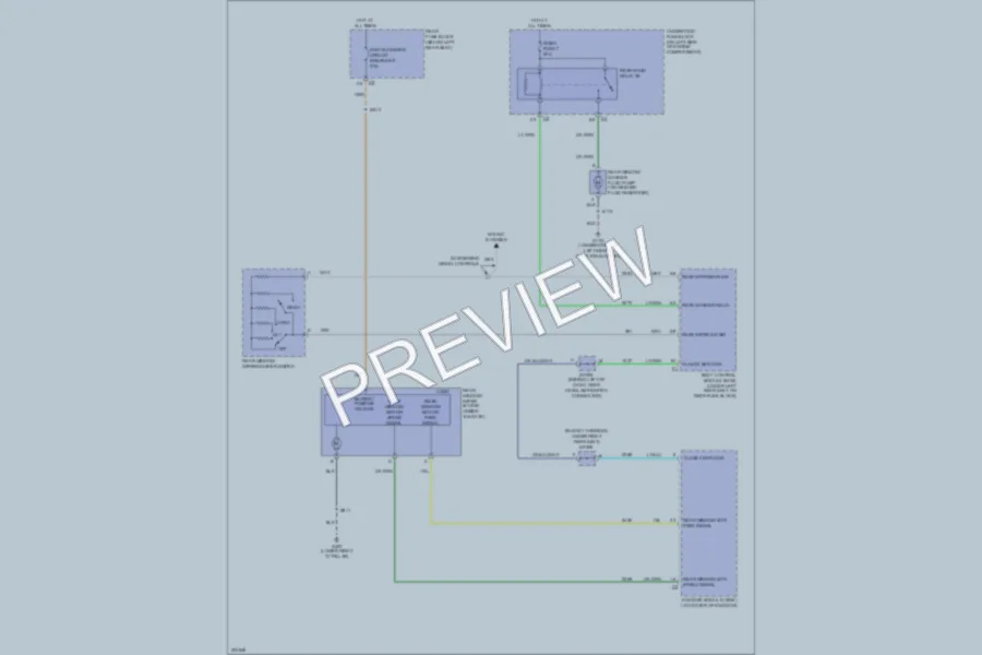 2005 GMC EnvoyXUV Wiper Washer wiring diagram preview