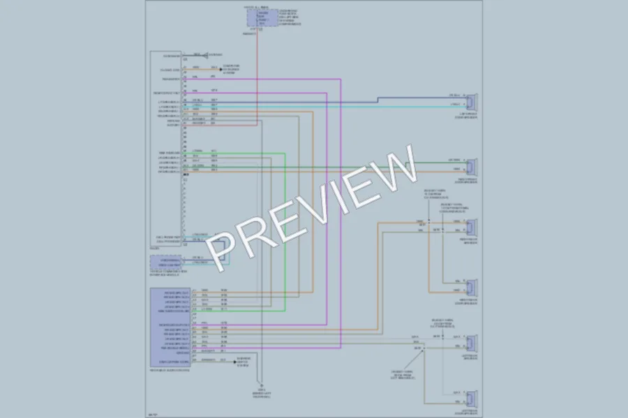 2005 GMC G1500 Radio wiring diagram preview