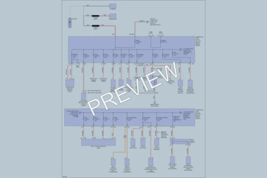 2005 GMC G2500 Power Distribution wiring diagram preview
