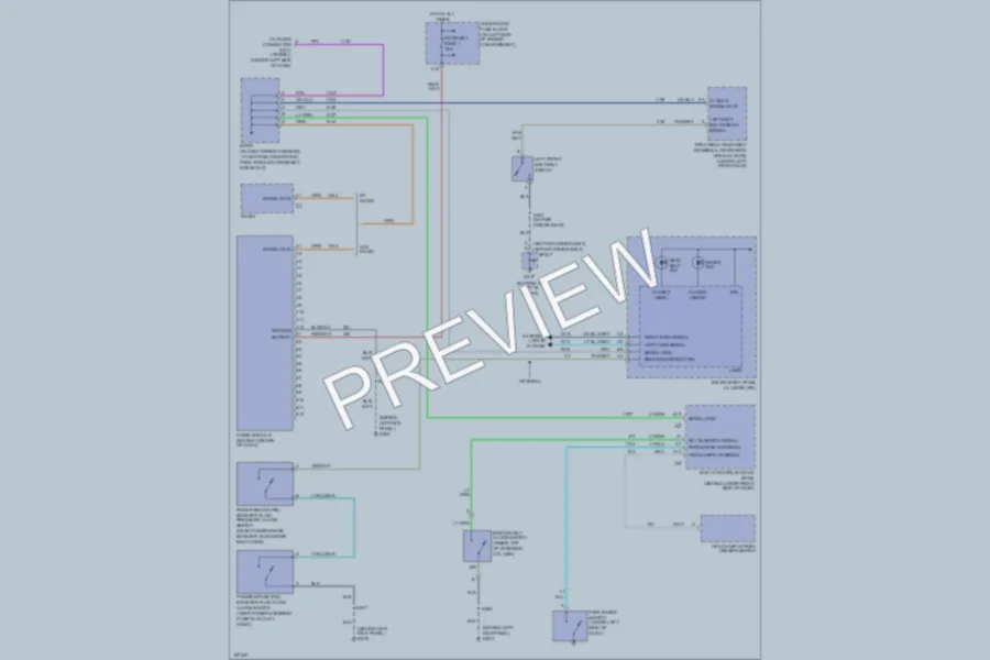 2005 GMC H1500 Warning Systems wiring diagram preview