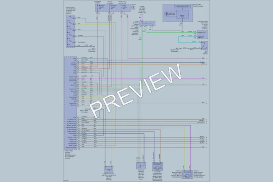 2005 GMC G3500 Transmission wiring diagram preview