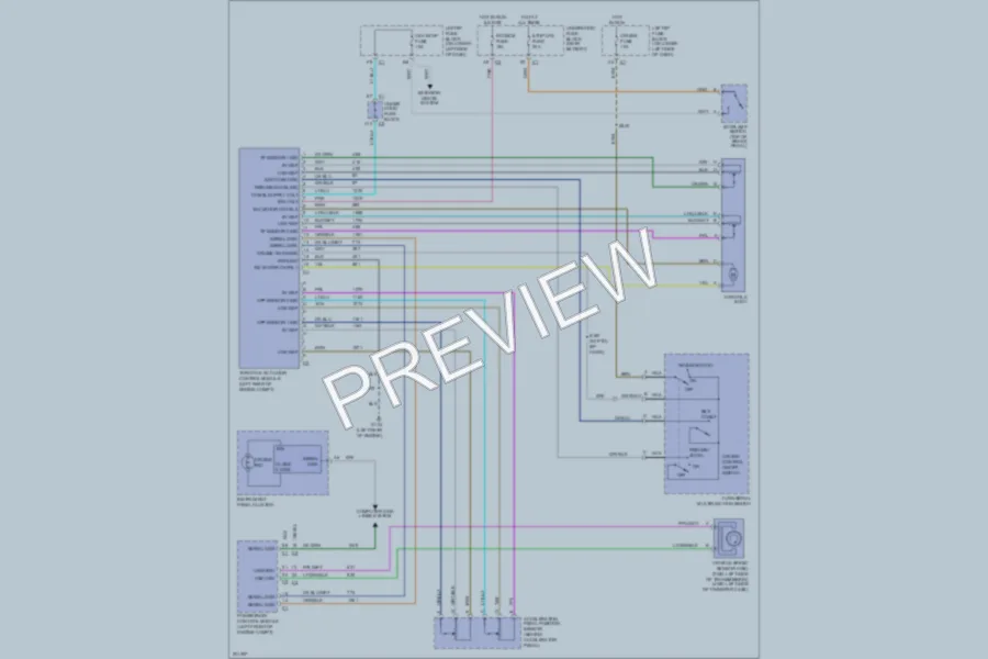 2005 GMC 1500 Hd Cruise Control wiring diagram preview