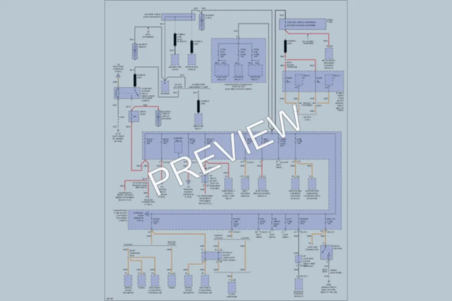 2005 GMC 1500 Hd Power Distribution wiring diagram preview