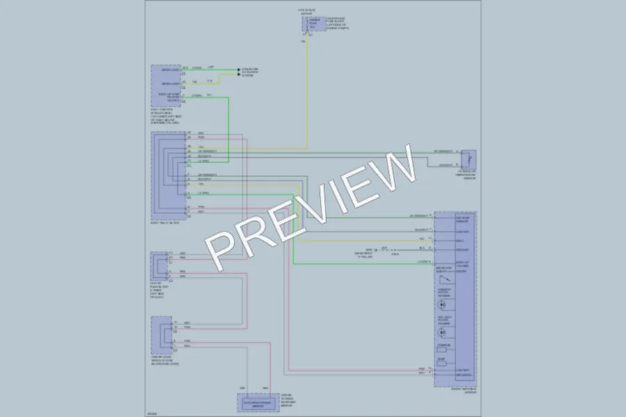 2005 GMC 1500 Hd Power Mirrors wiring diagram preview