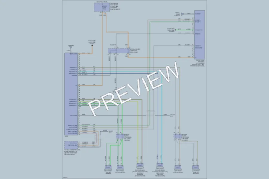 2005 GMC 2500 Hd Radio wiring diagram preview