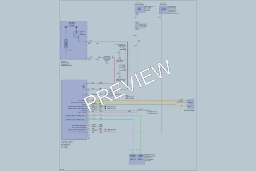 2005 GMC 1500 Electronic Power Steering wiring diagram preview