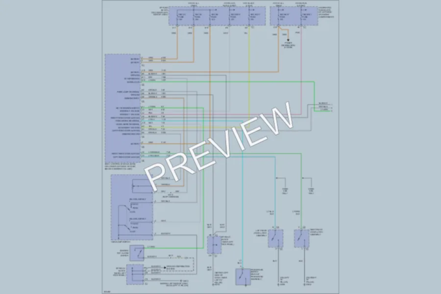 2005 GMC 1500 Hd Warning Systems wiring diagram preview