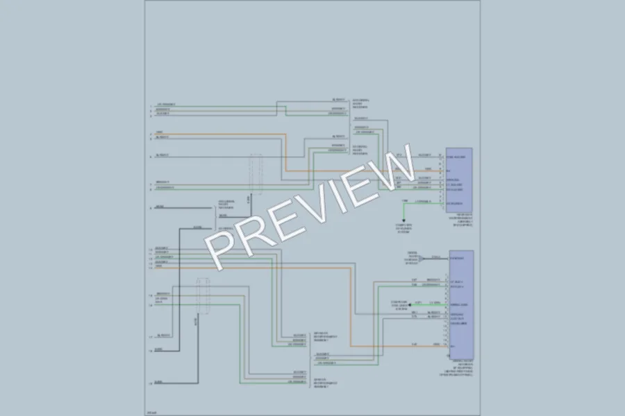 2005 GMC YukonDenali Radio wiring diagram preview