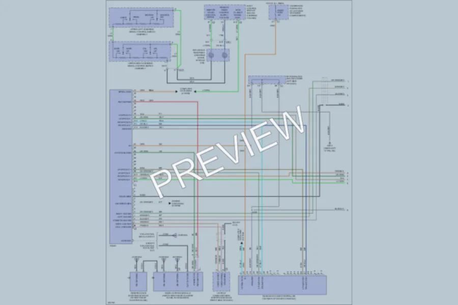 2005 GMC YukonXLDenali Radio wiring diagram preview