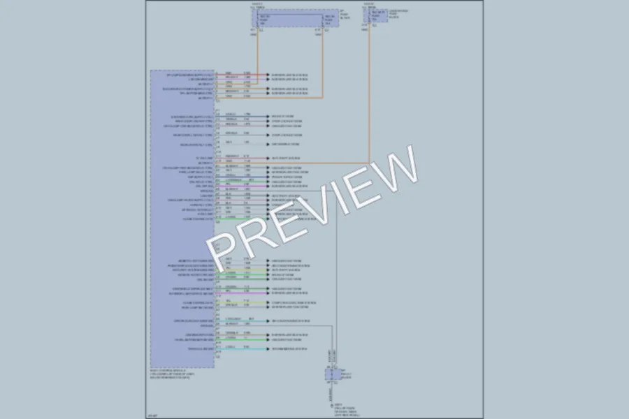 2005 HUMMER H2 Body Control Modules wiring diagram preview