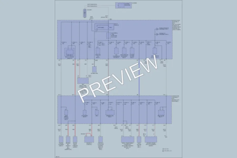 2005 Honda Accord Power Distribution wiring diagram preview
