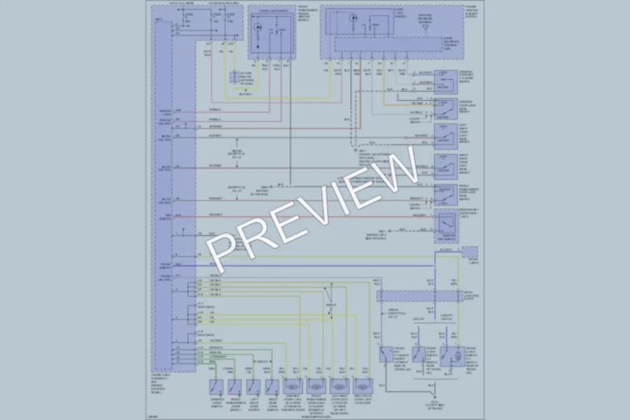 2005 Honda Accord Power Door Locks wiring diagram preview
