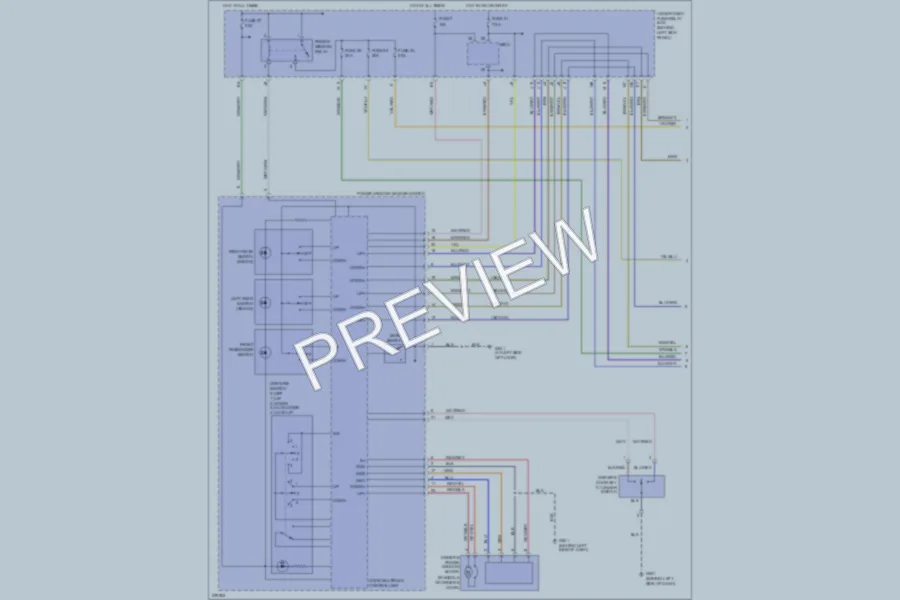 2005 Honda Accord Power Windows wiring diagram preview