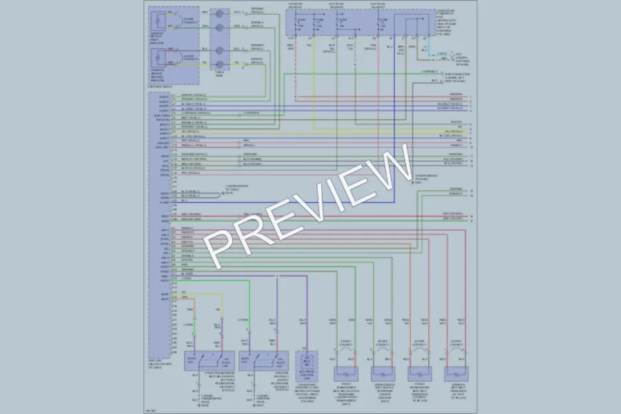2005 Honda CRV Supplemental Restraints wiring diagram preview