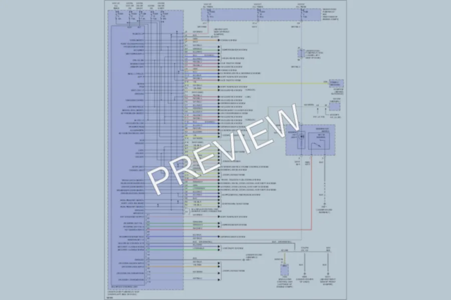 2005 Honda Civic Body Control Modules wiring diagram preview