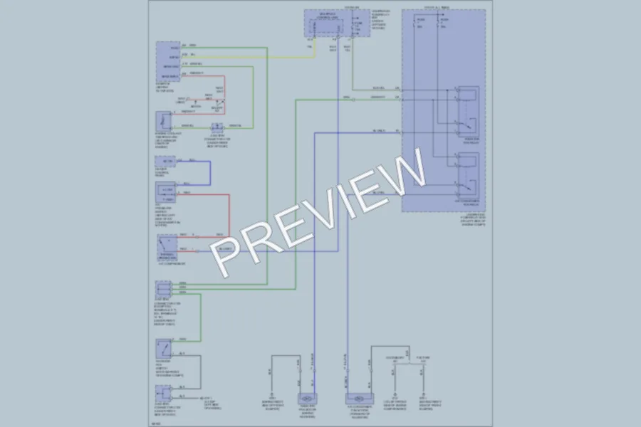 2005 Honda Civic Cooling Fan wiring diagram preview