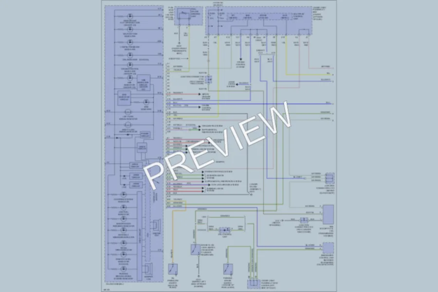 2005 Honda Civic Instrument Cluster wiring diagram preview