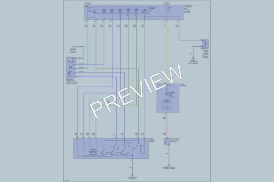 2005 Honda Civic Wiper Washer wiring diagram preview