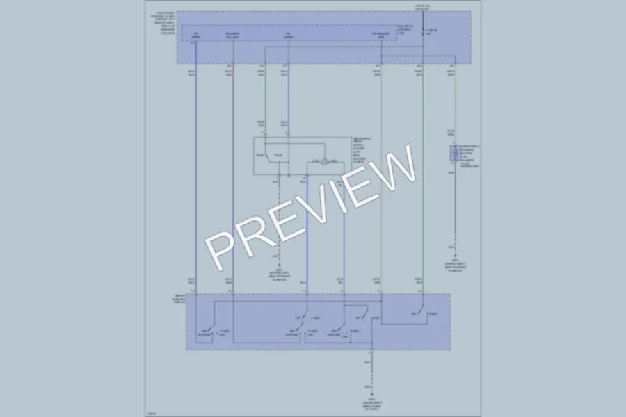 2005 Honda Element Wiper Washer wiring diagram preview