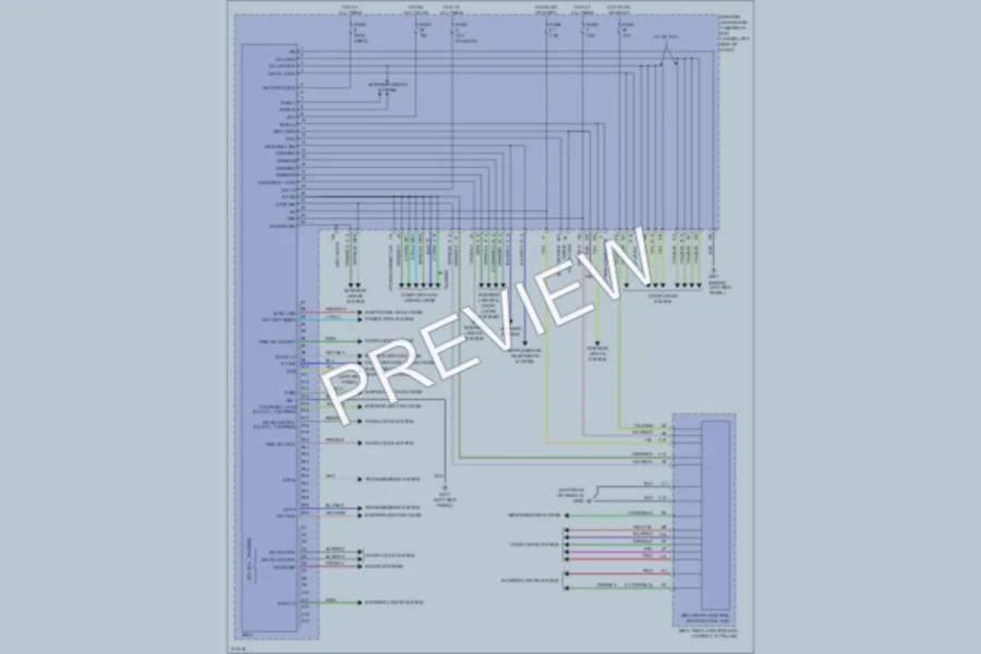 2005 Honda Odyssey Body Control Modules wiring diagram preview