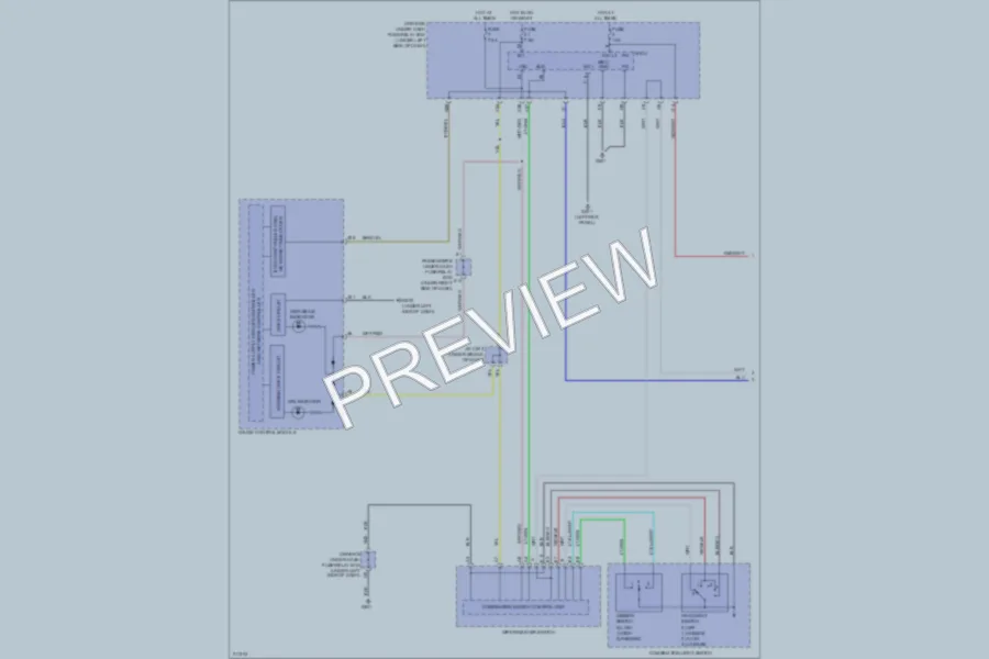 2005 Honda Odyssey Headlights wiring diagram preview