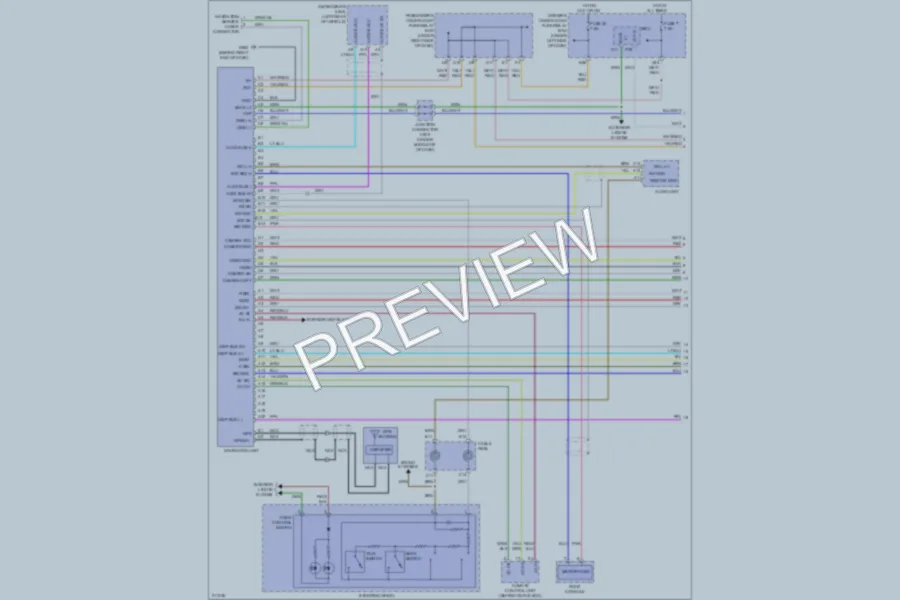 2005 Honda Odyssey Navigation wiring diagram preview