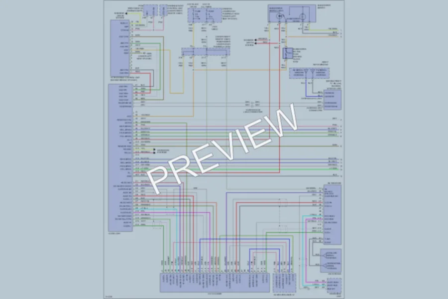 2005 Honda Odyssey Radio wiring diagram preview