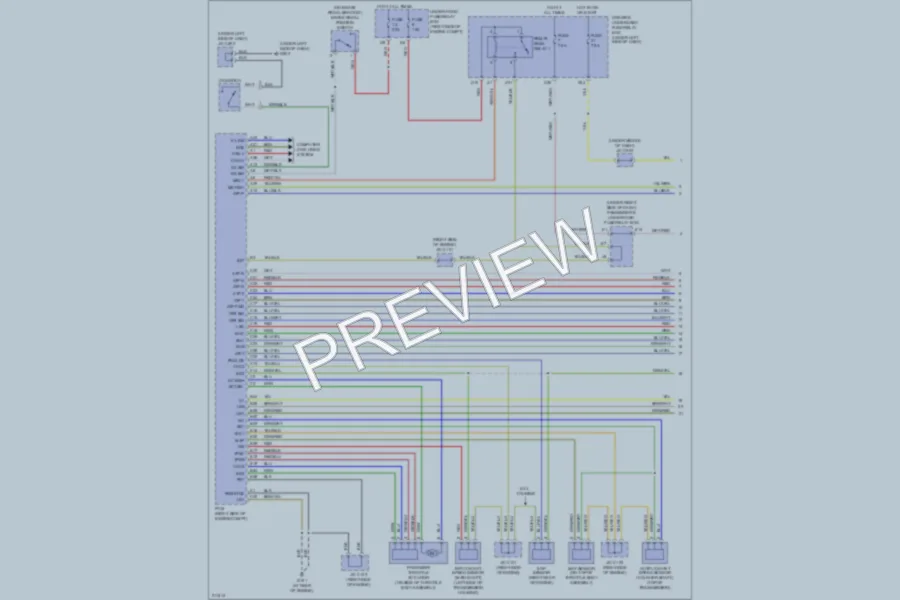 2005 Honda Odyssey Transmission wiring diagram preview