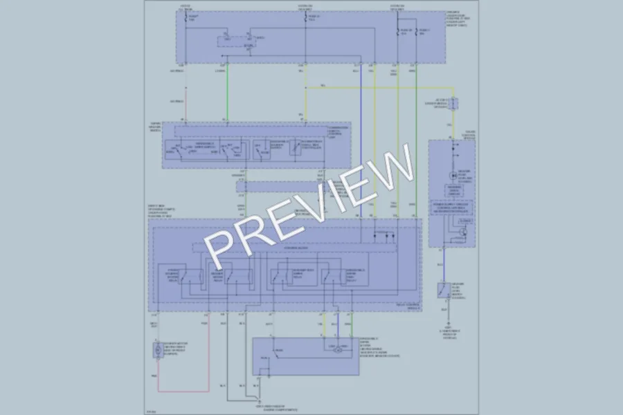 2005 Honda Odyssey Wiper Washer wiring diagram preview