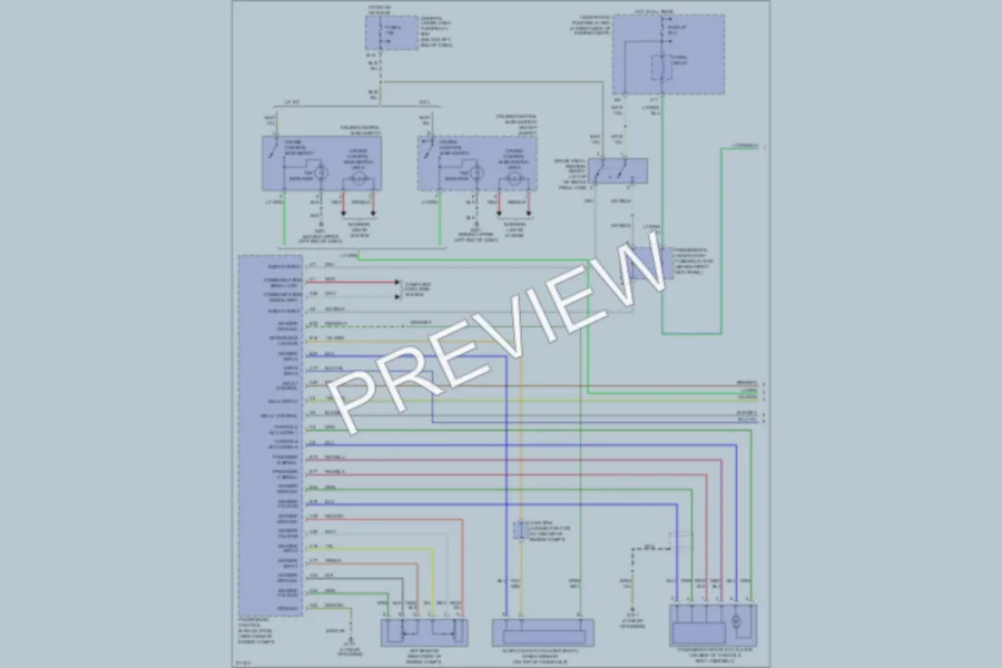 2005 Honda Pilot Cruise Control wiring diagram preview