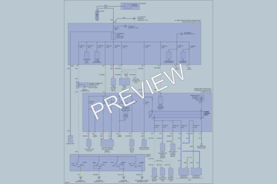 2005 Honda Pilot Power Distribution wiring diagram preview