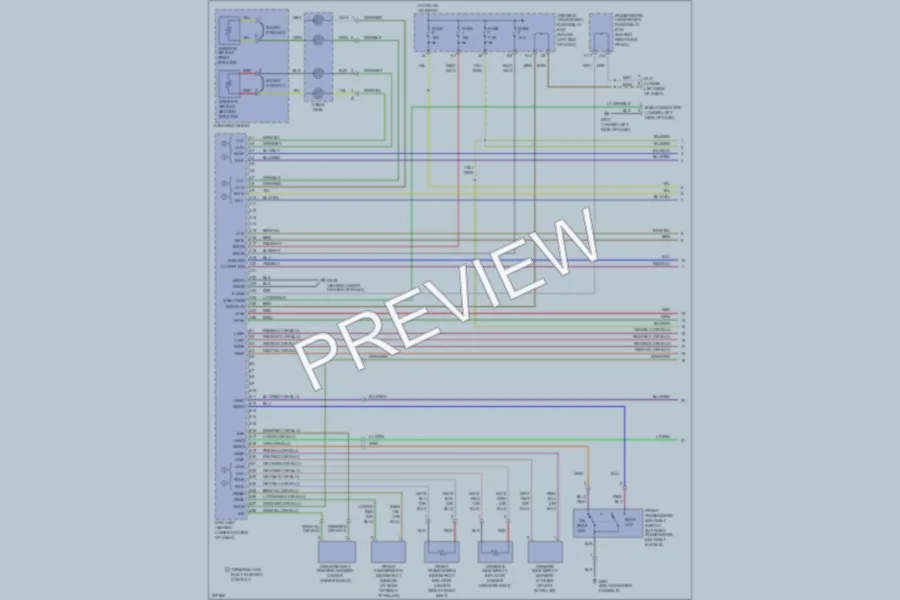 2005 Honda Pilot Supplemental Restraints wiring diagram preview
