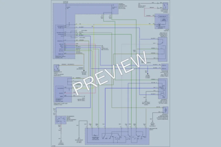 2005 Honda Pilot Wiper Washer wiring diagram preview