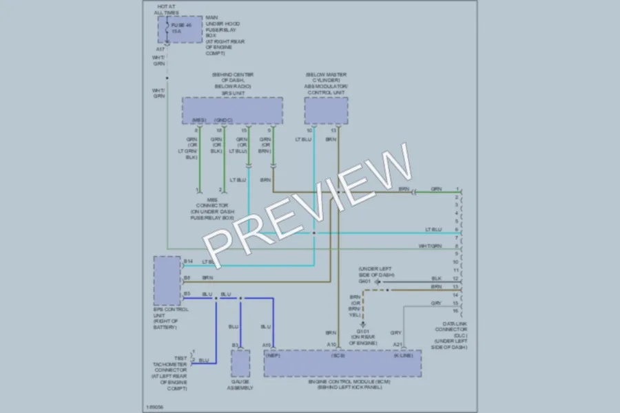 2005 Honda S2000 Computer Data Lines wiring diagram preview