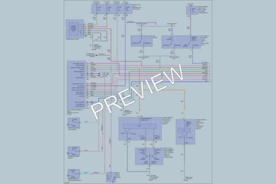 2005 Infiniti FX35 Interior Lights wiring diagram preview