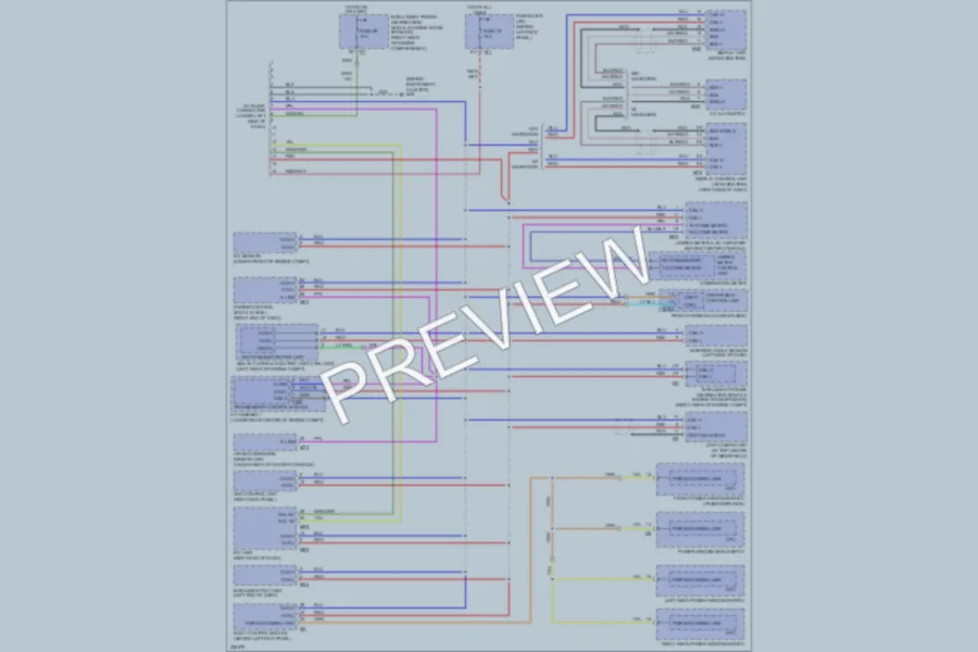 2005 Infiniti FX45 Computer Data Lines wiring diagram preview